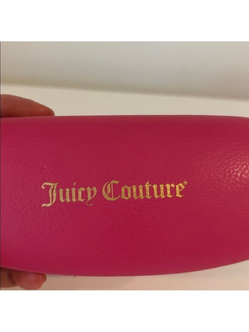 JUICY COUTURE retro hard shell sunglasses case hot pink eyeglass case - Picture 9 of 13